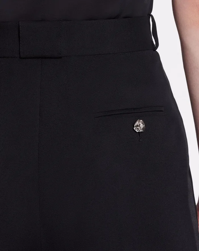 Wide Leg Pants Black Women Lanvin Pants Wide Leg Pants Black Women Lanvin Pants