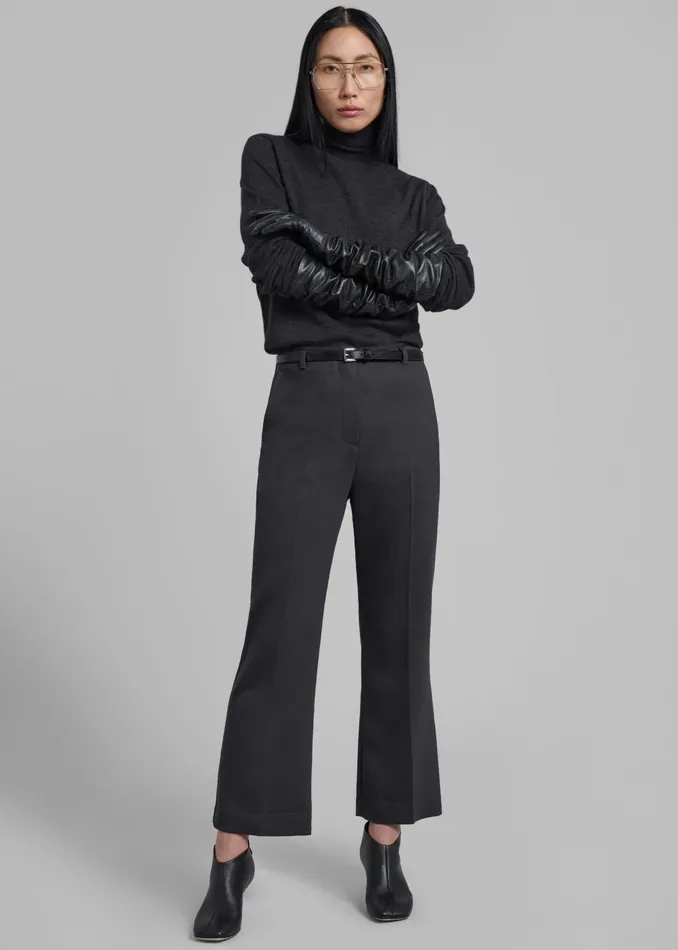 Women 31 Phillip Lim Slim Kick Flare Trousers 8211 Ink The Frankie Shop Bottoms