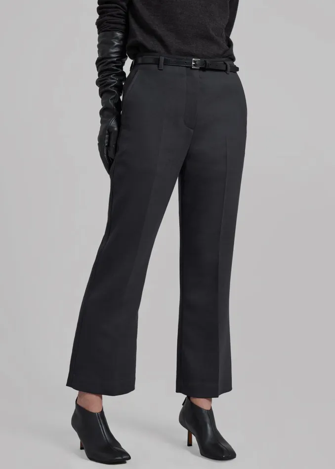 Women 31 Phillip Lim Slim Kick Flare Trousers 8211 Ink The Frankie Shop Bottoms