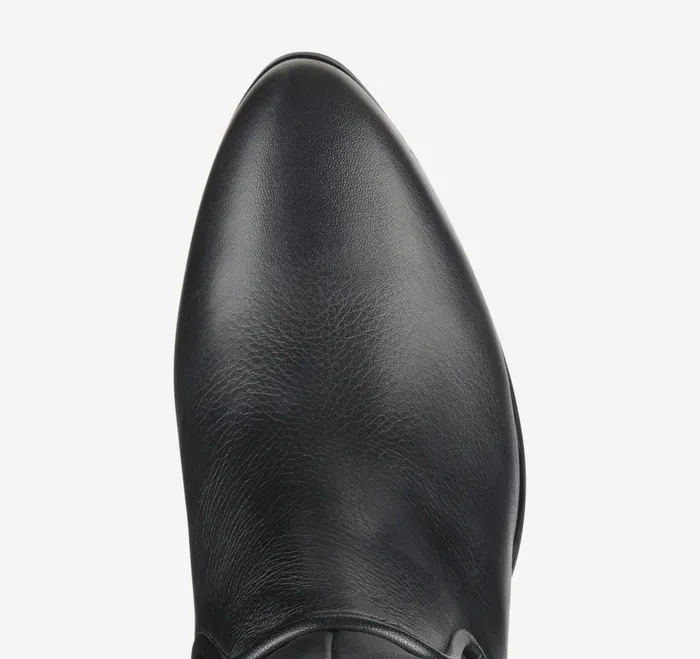 Women8217s Shoes Johnston and Murphy Women Trista Rider Boot Black Calfskin