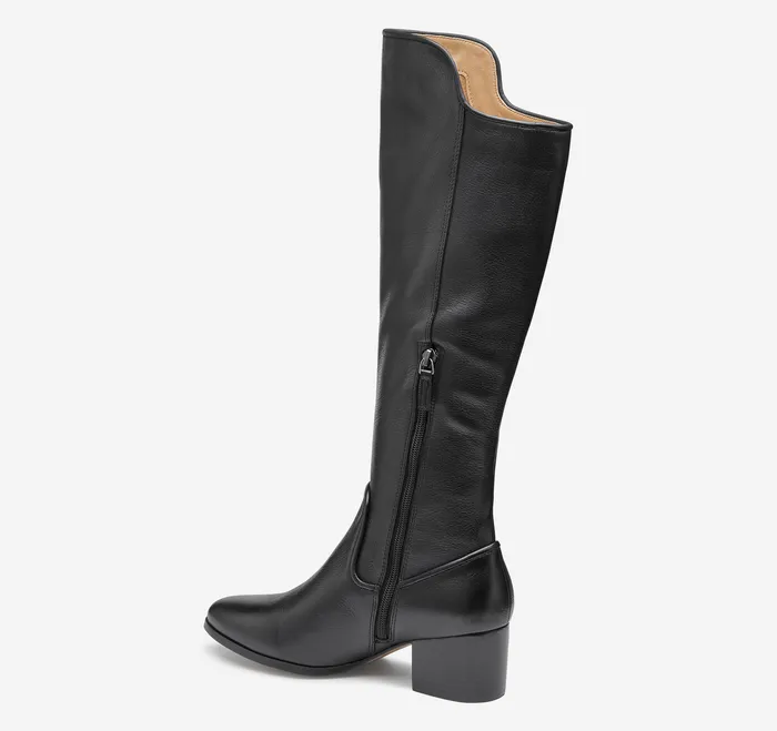 Women8217s Shoes Johnston and Murphy Women Trista Rider Boot Black Calfskin