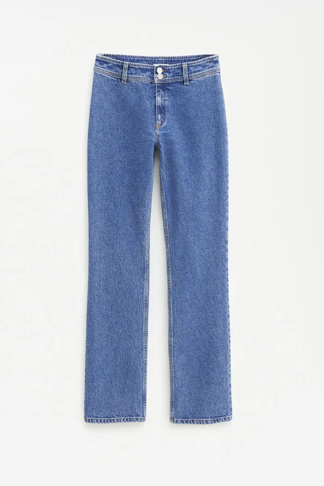 Women 90s Stretch Jeans Washed Mid Blue Filippa K Jeans