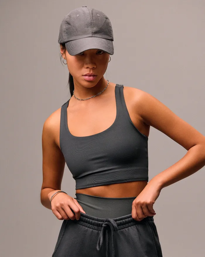 Women Active Cropped Bra 8211 Petrol Blue Sports Bras Colorfulstandard