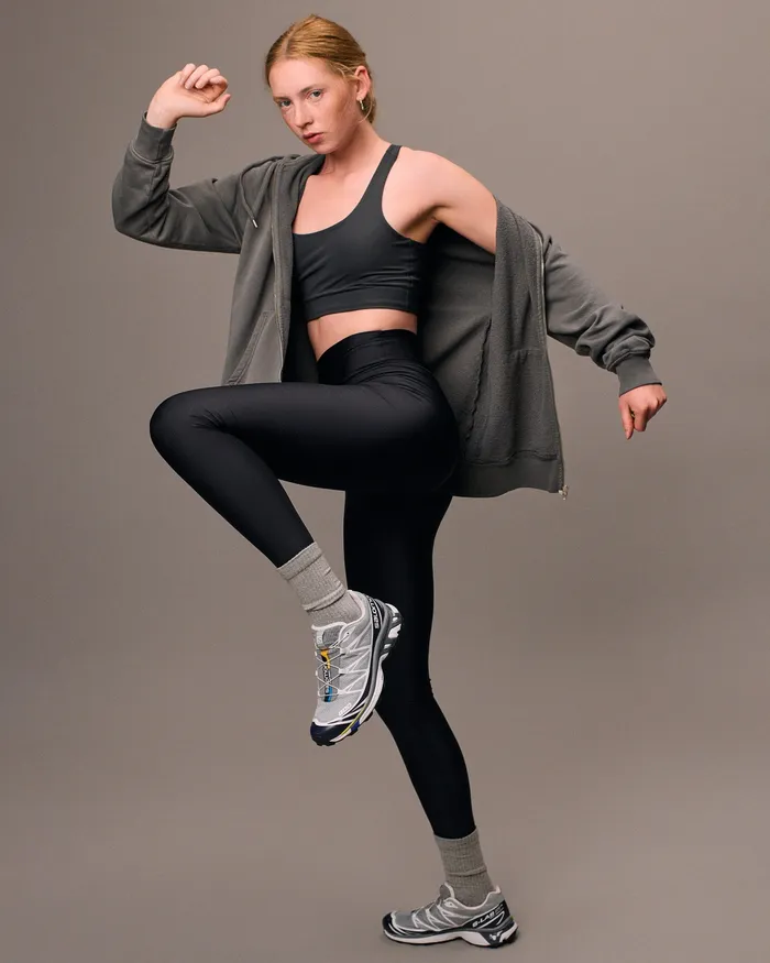 Women Active HighRise Legging 8211 Lava Grey Leggings Colorfulstandard