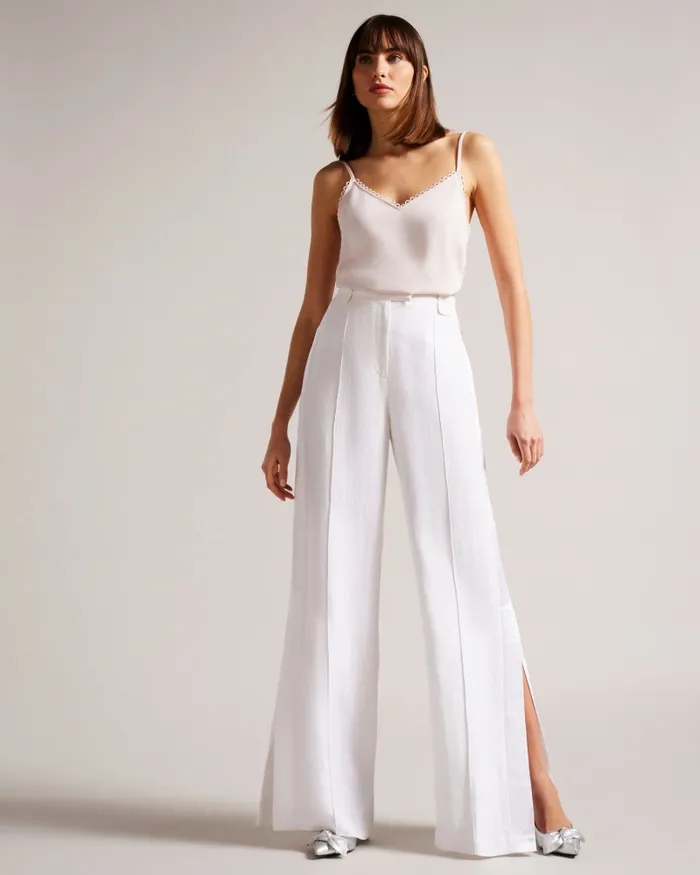 Women ANDRENO 8211 Strappy Cami With Looped Trims Light Nude Ted Baker Tops and Blouses Women ANDRENO 8211 Strappy Cami With Looped Trims Light Nude Ted Baker Tops and Blouses