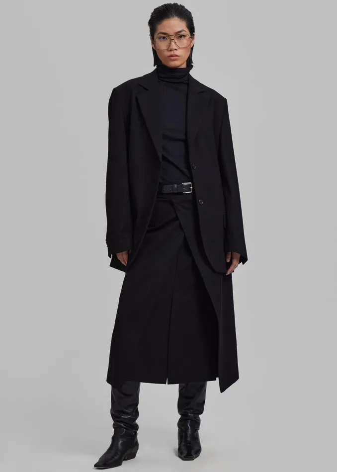 Women Andy Blazer 8211 Black The Frankie Shop Outerwear