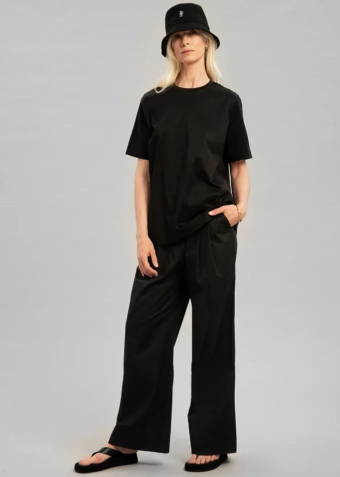 Women Arlo Tee 8211 Black The Frankie Shop Tops