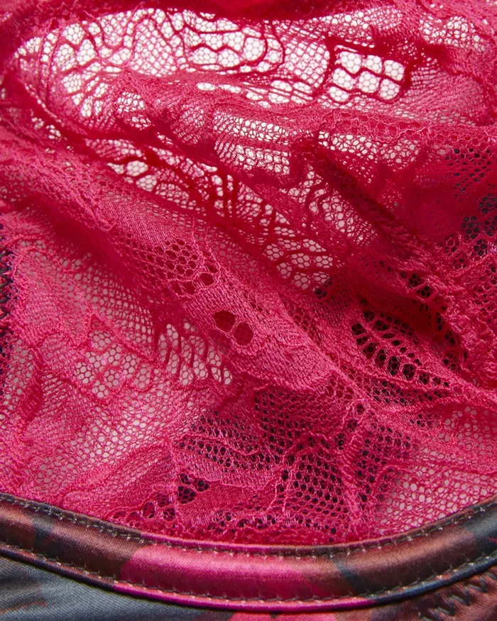 Women AYELLA 8211 Lace Cup Floral Wired Balcony Bra Deeppink Ted Baker Lingerie and Pyjamas Women AYELLA 8211 Lace Cup Floral Wired Balcony Bra Deeppink Ted Baker Lingerie and Pyjamas