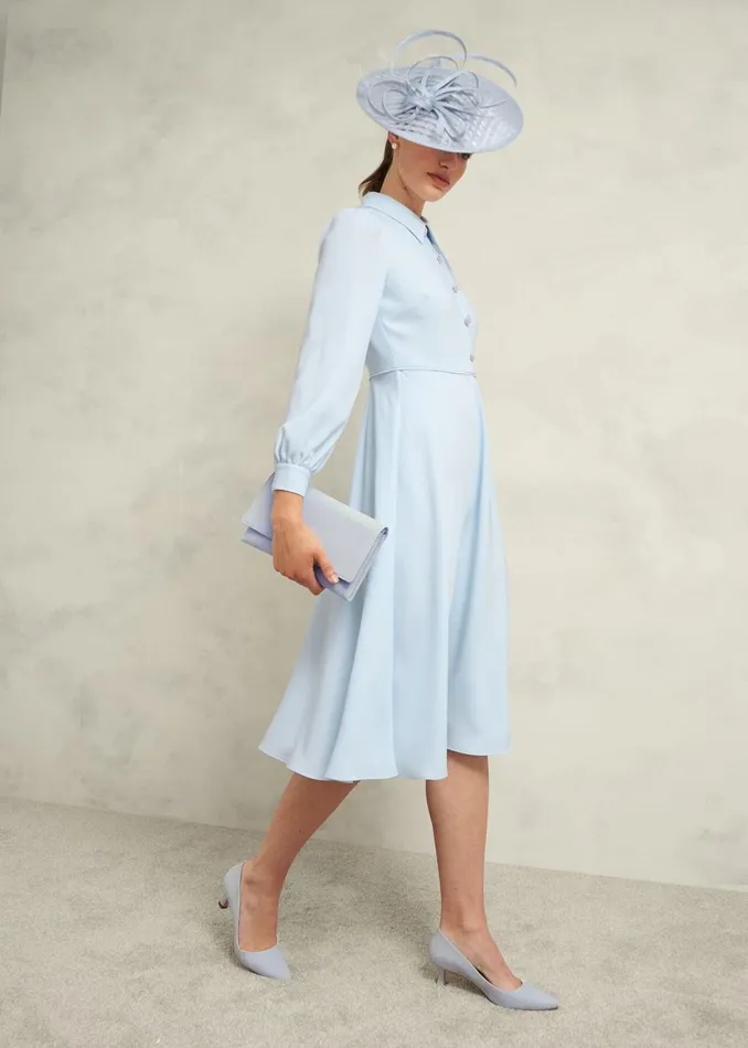Women Bags Hobbs Renata Clutch Pale Blue