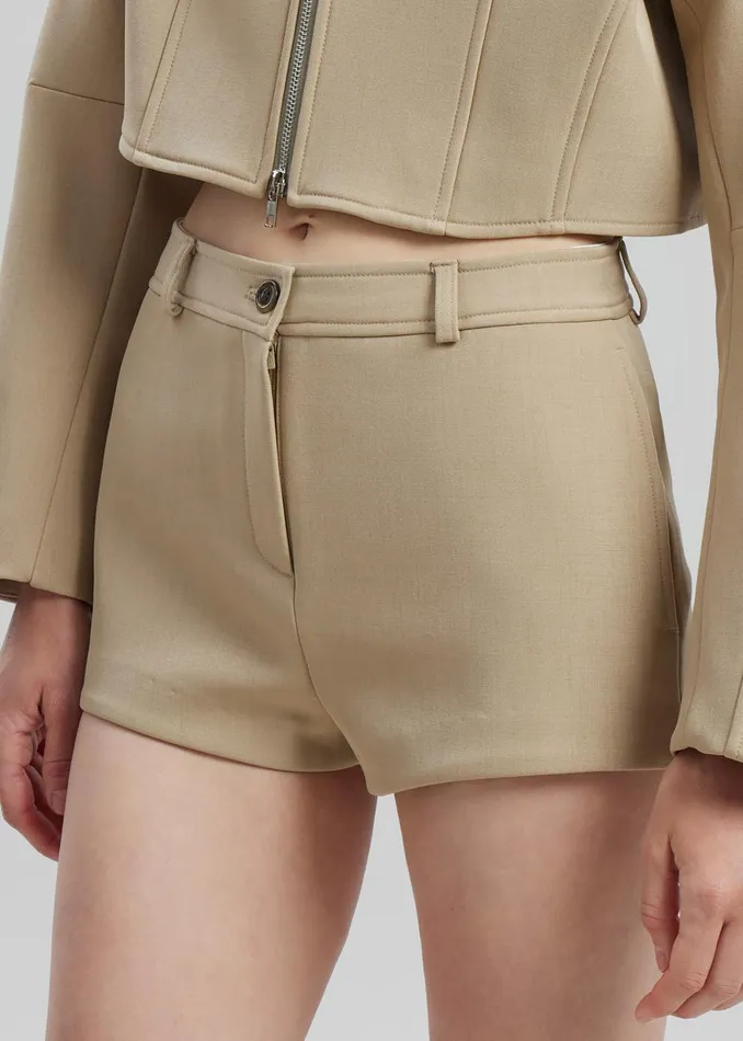Women Banks Hot Pants 8211 Beige The Frankie Shop Bottoms