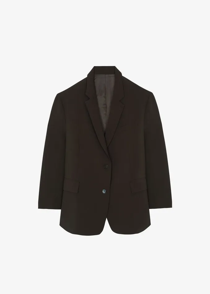 Women Bea Blazer 8211 Dark Espresso The Frankie Shop Outerwear