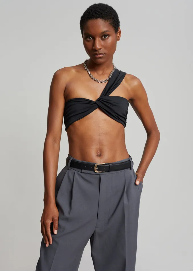 Women Bea Suit Pants 8211 Charcoal The Frankie Shop Bottoms