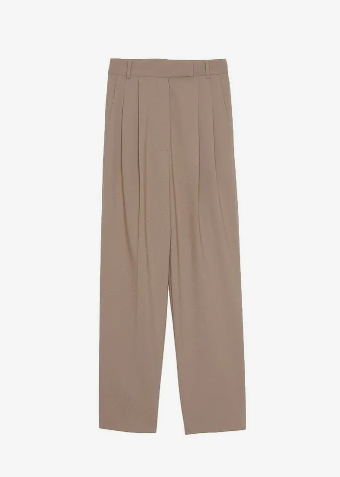 Women Bea Suit Pants 8211 Latte The Frankie Shop Bottoms