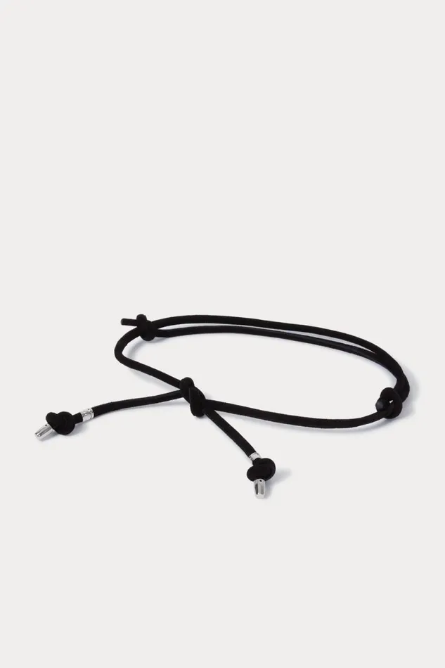 Women Belts Rachel Comey Tubular Tie Belt WHardware Black