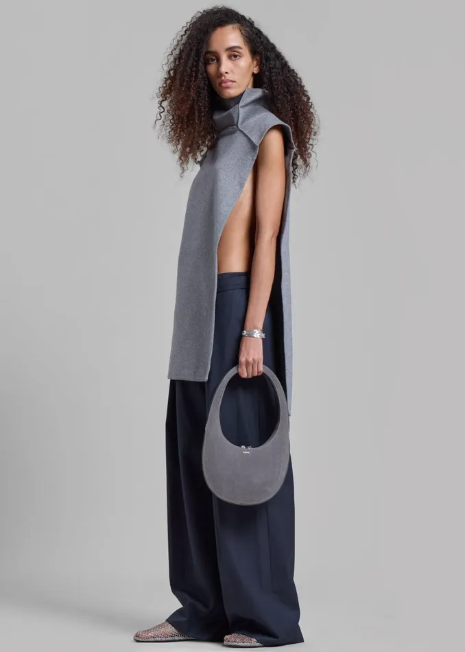 Women Bevza Manishka Vest 8211 Grey The Frankie Shop Knitwear