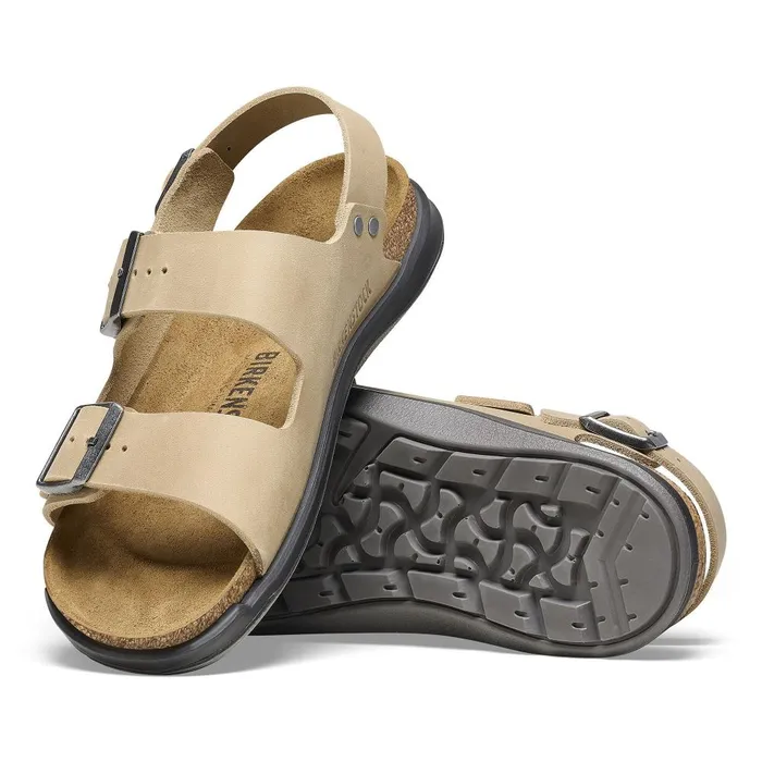 Women Birkenstock BackAnkleStrap Milano Crosstown Tobacco Brown