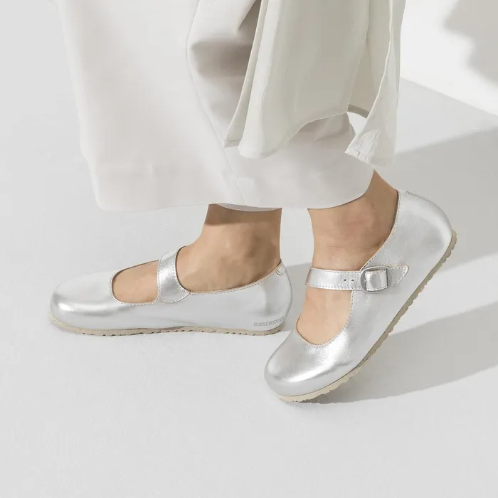 Women Birkenstock Ballet Flats Tracy Silver