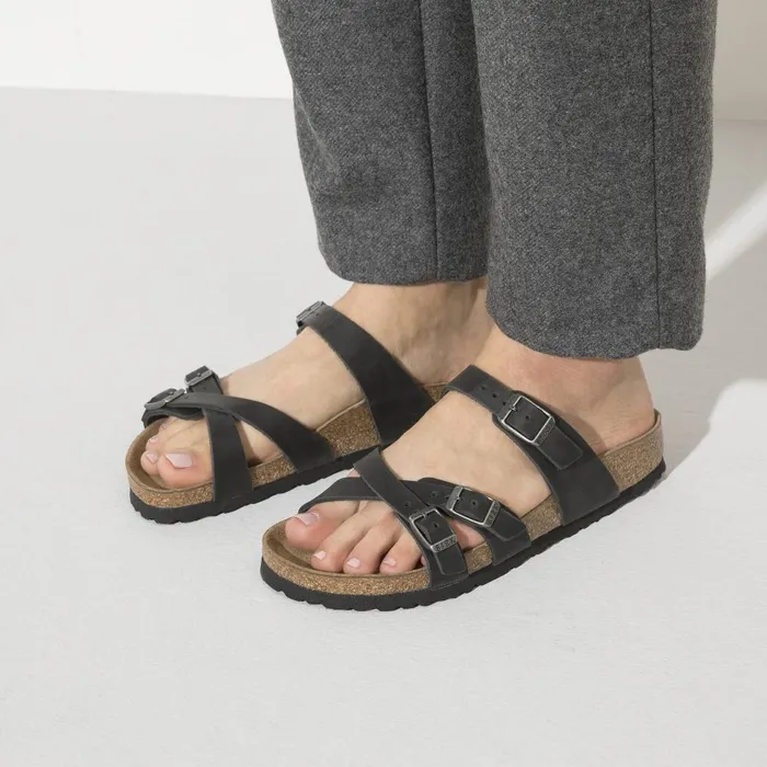 Women Birkenstock MultiStrap Franca Black