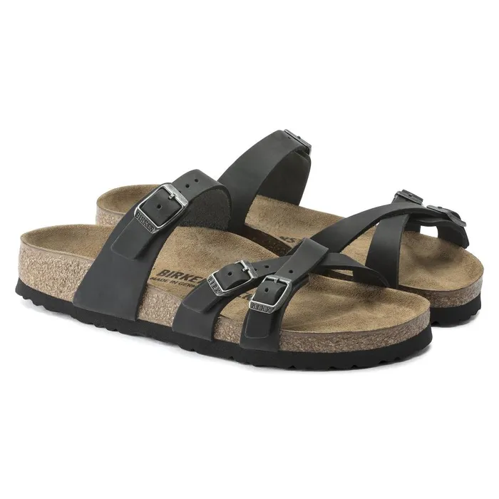 Women Birkenstock MultiStrap Franca Black