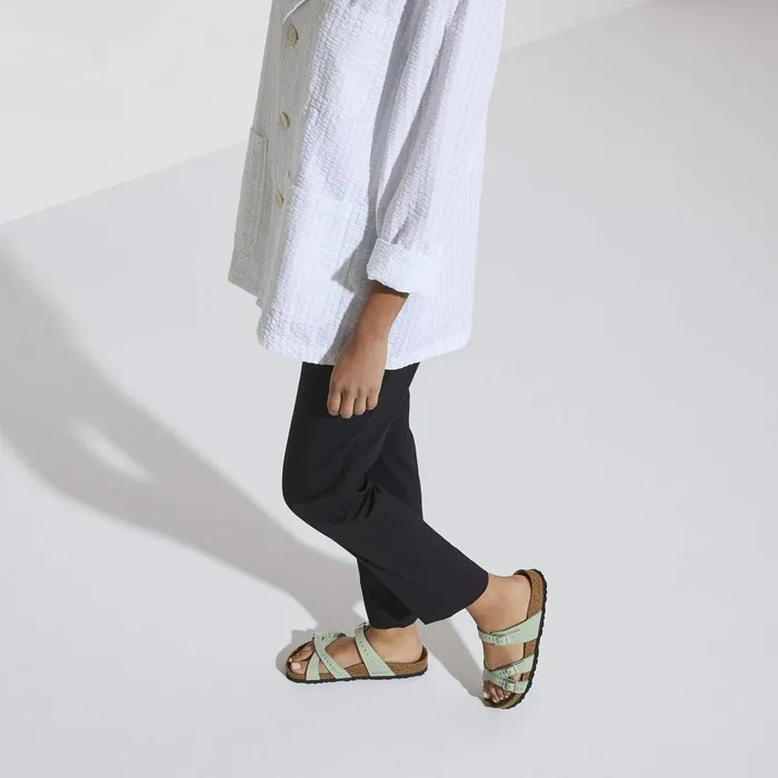 Women Birkenstock MultiStrap Franca Soft Footbed Matcha