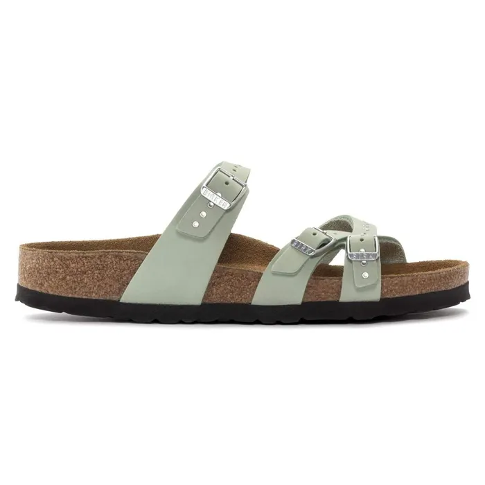 Women Birkenstock MultiStrap Franca Soft Footbed Matcha