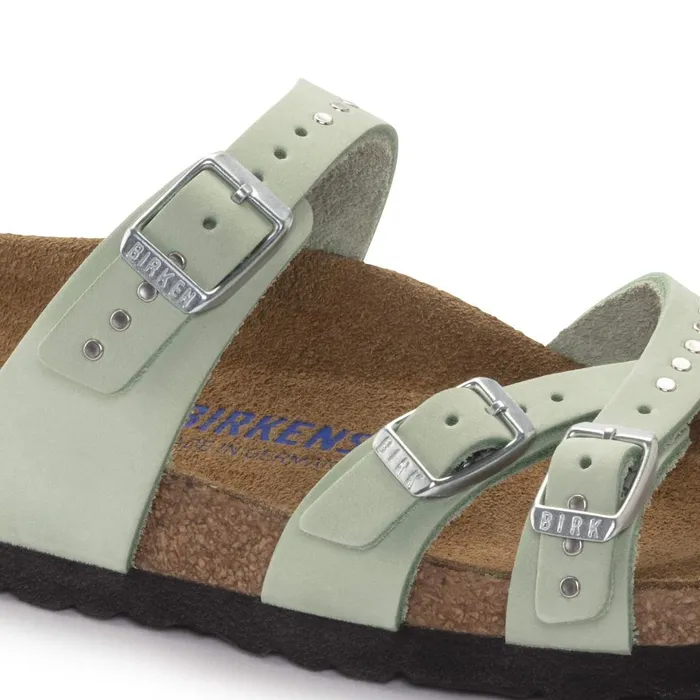 Women Birkenstock MultiStrap Franca Soft Footbed Matcha