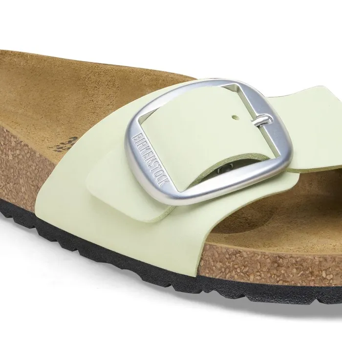 Women Birkenstock OneStrap Madrid Big Buckle Faded Lime