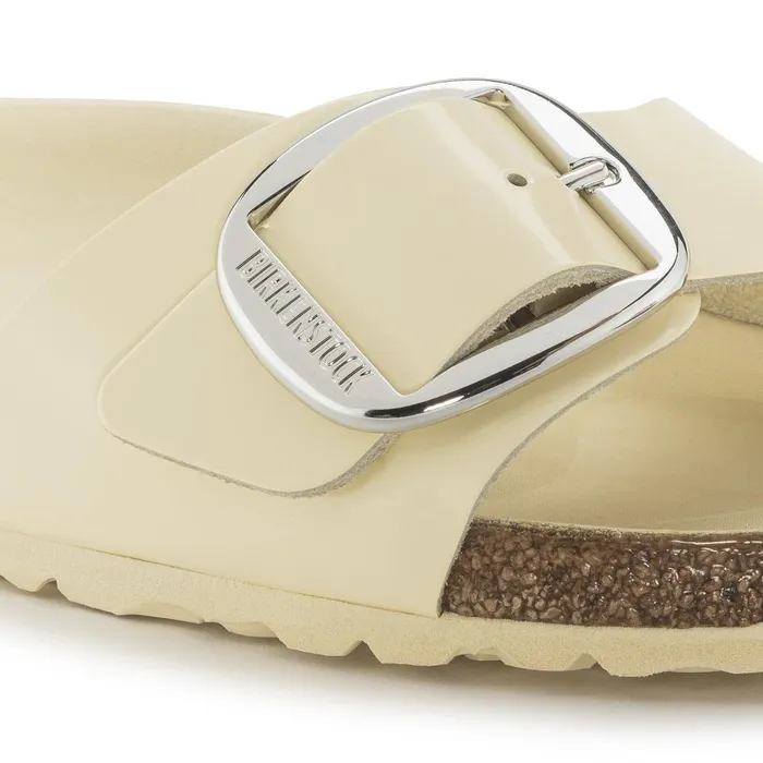 Women Birkenstock OneStrap Madrid Big Buckle High Shine Butter