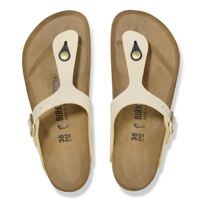 Women Birkenstock Thong Gizeh Ecru