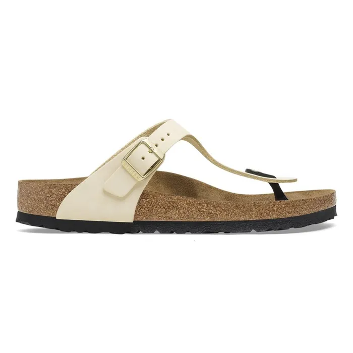 Women Birkenstock Thong Gizeh Ecru