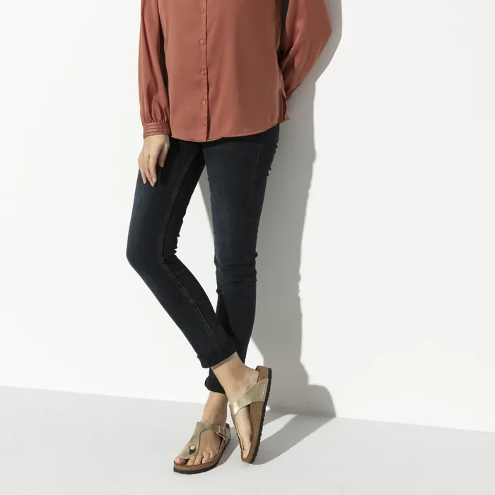 Women Birkenstock Thong Gizeh Gold