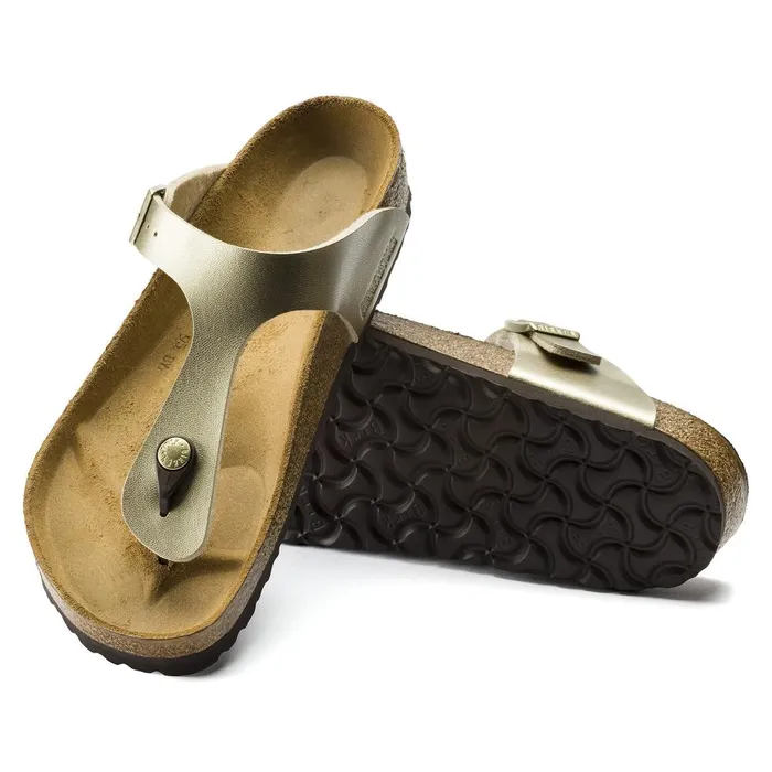 Women Birkenstock Thong Gizeh Gold