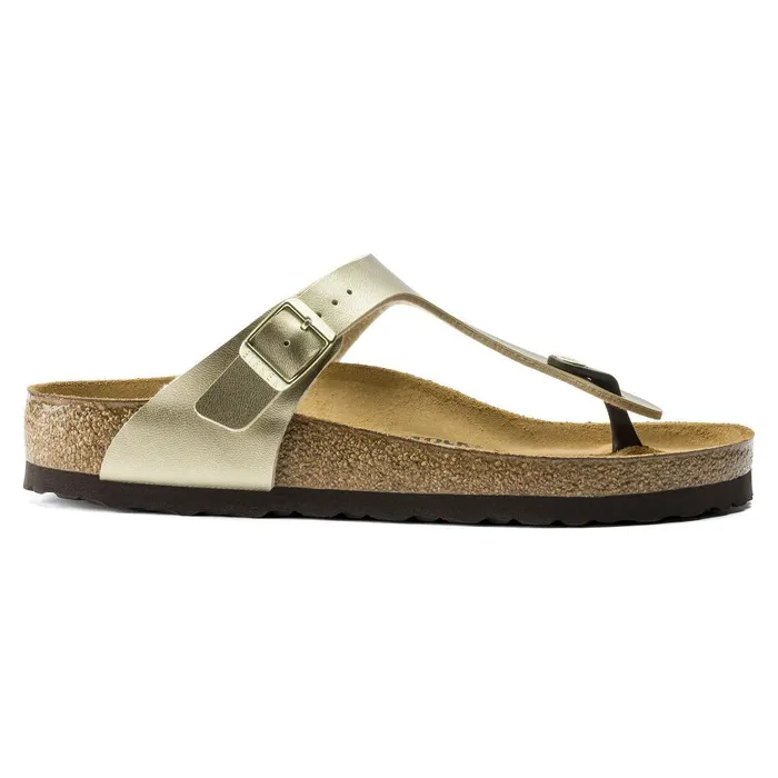 Women Birkenstock Thong Gizeh Gold