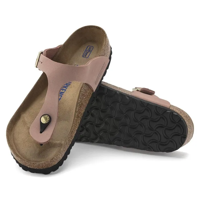 Women Birkenstock Thong Gizeh Soft Footbed Old Rose