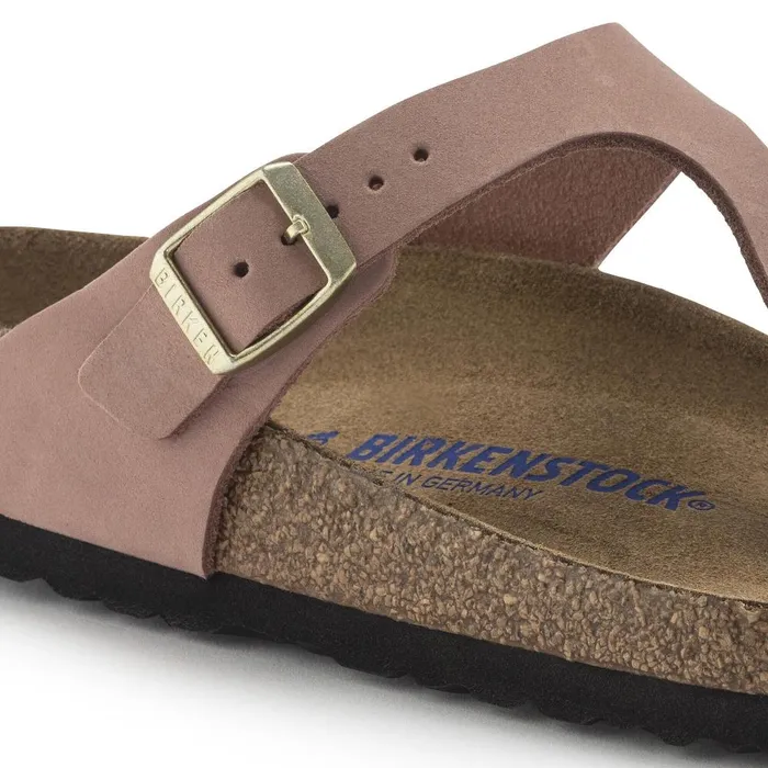 Women Birkenstock Thong Gizeh Soft Footbed Old Rose
