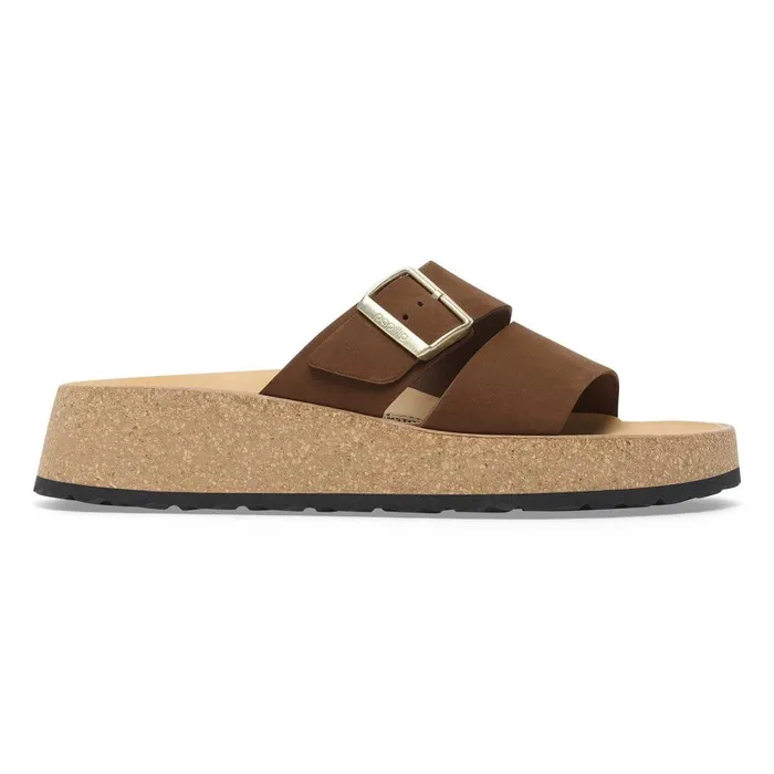 Women Birkenstock TwoStrap Almina Dark Tea