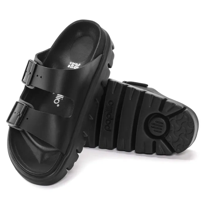 Women Birkenstock TwoStrap Arizona Chunky Black