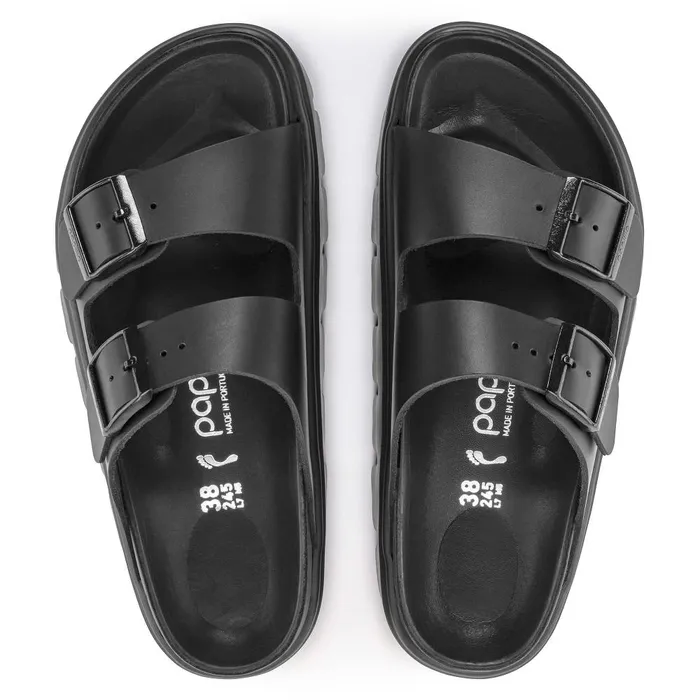Women Birkenstock TwoStrap Arizona Chunky Black