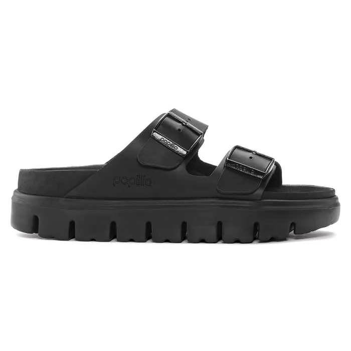 Women Birkenstock TwoStrap Arizona Chunky Black