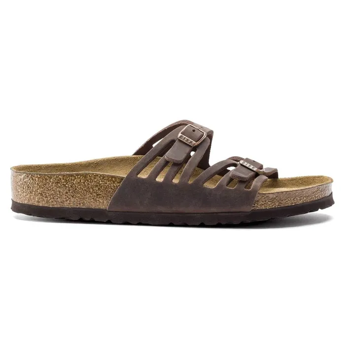 Women Birkenstock TwoStrap Granada Soft Footbed Habana