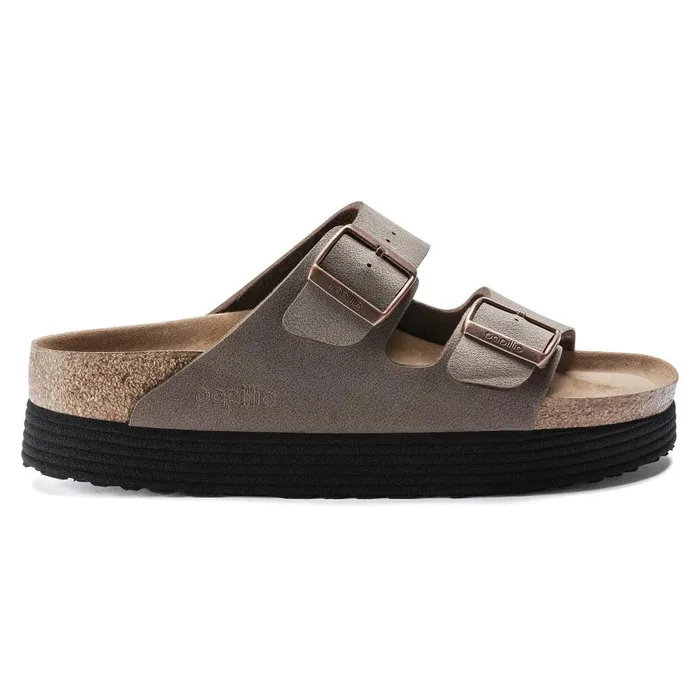 Women Birkenstock Wedges and Platforms Arizona Platform Vegan Mocha