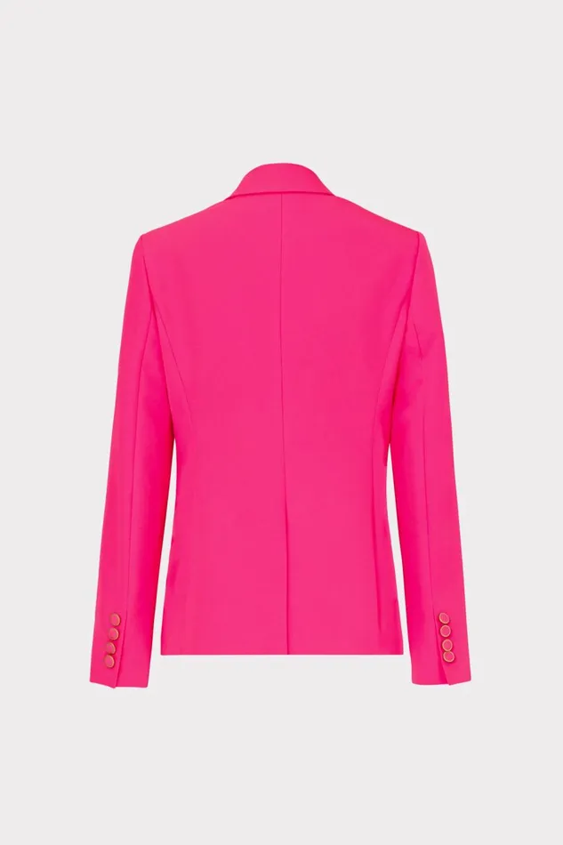 Women Blazers Milly Avery Cady Blazer Milly Pink