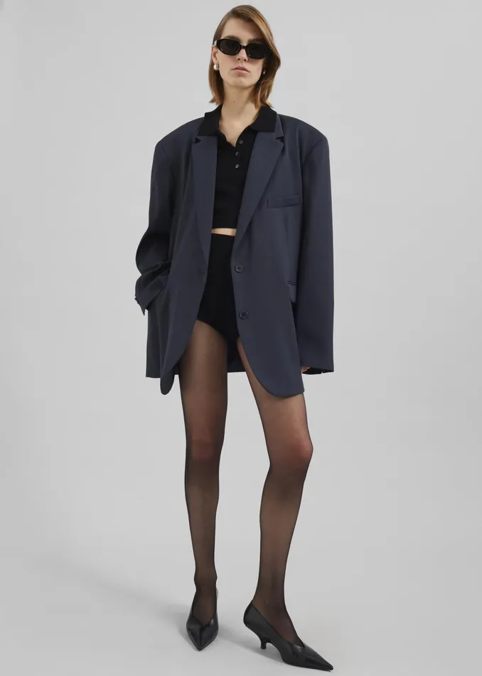 Women Brera Blazer 8211 Navy The Frankie Shop Outerwear