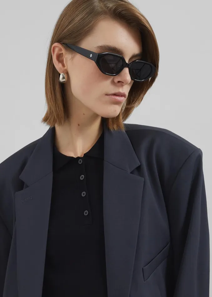Women Brera Blazer 8211 Navy The Frankie Shop Outerwear