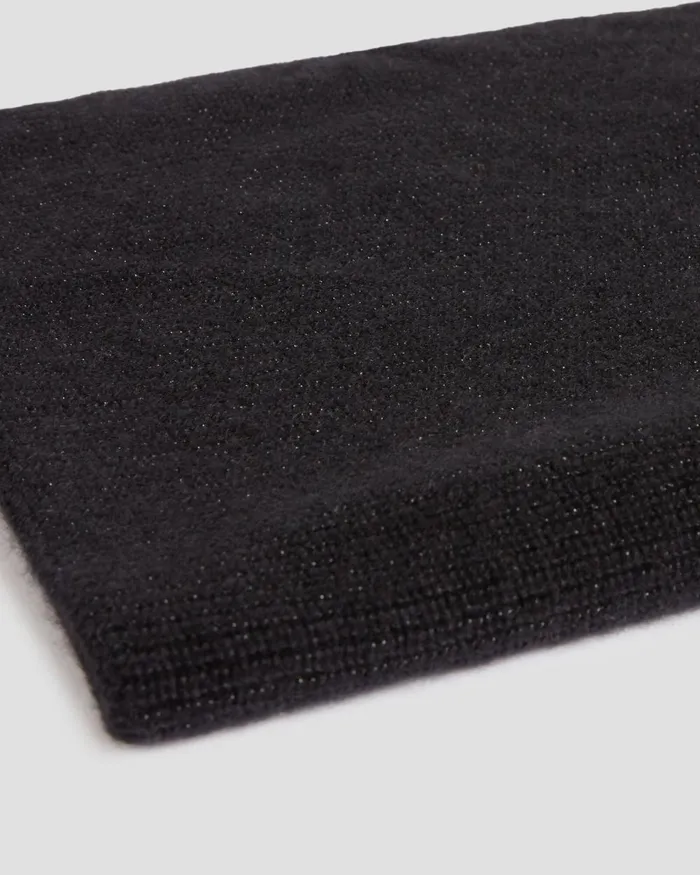 Women Cashmere Blend Snood Black Lurex Comptoir Des Cotonniers Women Cashmere Blend Snood Black Lurex Comptoir Des Cotonniers