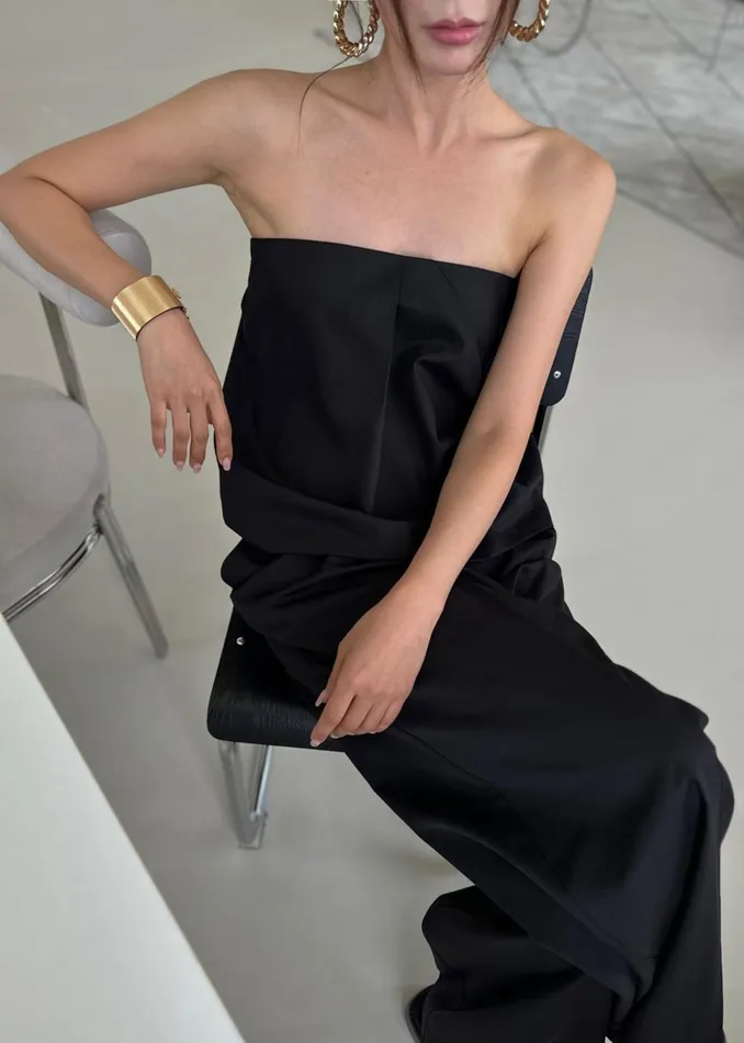 Women Catalina Tube Top 8211 Black The Frankie Shop Tops