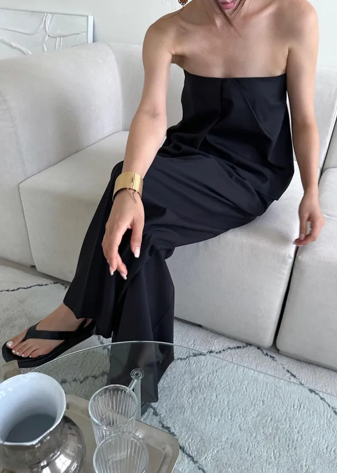 Women Catalina Tube Top 8211 Black The Frankie Shop Tops