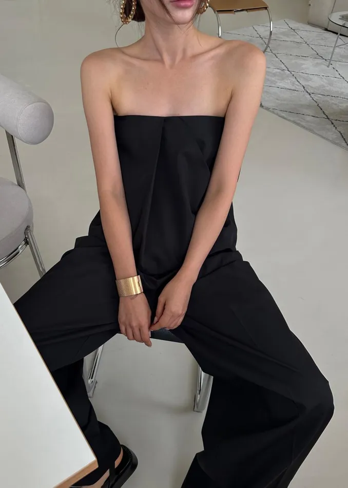 Women Catalina Tube Top 8211 Black The Frankie Shop Tops