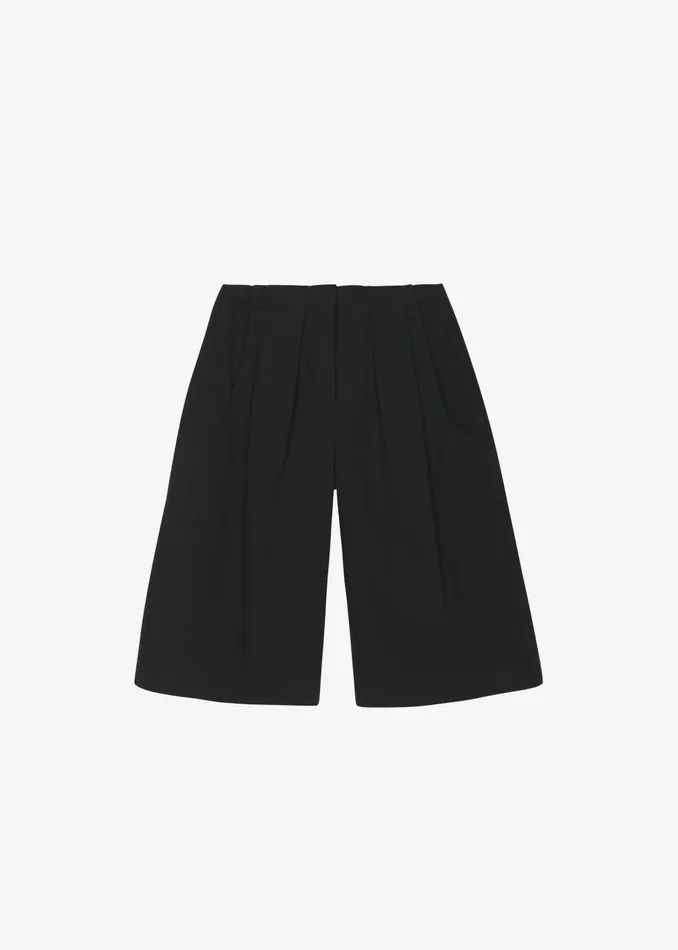 Women Cedar Bermuda Shorts 8211 Black The Frankie Shop Bottoms