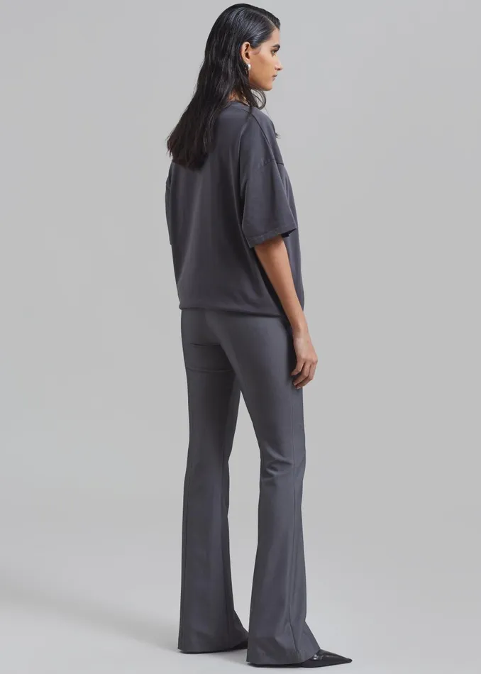 Women Charley Bootcut Pants 8211 Charcoal The Frankie Shop Bottoms